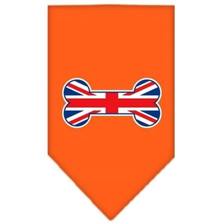 Bone Flag UK Screen Print Bandana Orange Large