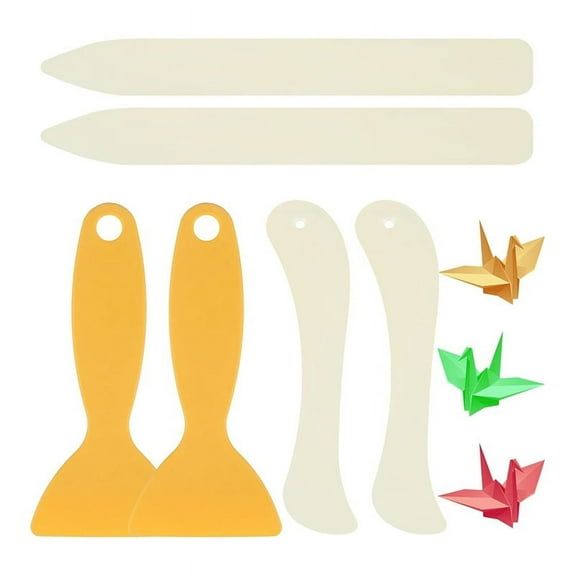 Bone Folder Tool, Paper Folding Tools,Plastic Bone Folder Paper Creaser,for Making Paper Crafts Quilting Leathercraft,1set * bone folder