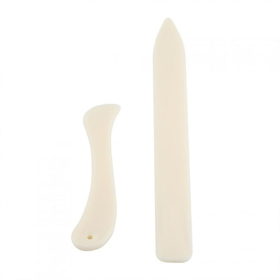 Bone Folder Tool ,Scoring Board For Paper Crafts,2PCS/Set White Bone Folder Paper Creaser Tool Scoring Folding Creasing Edges