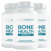 Bone Health Formula Plant-Based Calcium, Magnesium, Potassium - Support Healthy & Strong Bones x3