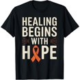 thumbnail image 1 of Bone Marrow Orange Ribbon Acute Myeloid Leukemia Awareness T-Shirt, 1 of 5