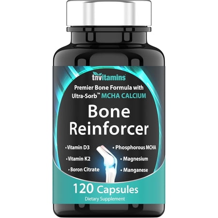 Bone Reinforcer (120 Capsules) | Powerful Bone Support Supplement with Calcium MCHA & More!