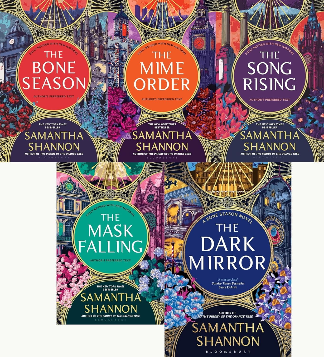 The Bone Season Series 5-Book Collection Set by Samantha Shannon ,The ...
