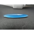 thumbnail image 1 of Bone Septum Tusk with Blue Chalcedony – Unique Body Jewelry for Bold Style and Spiritual Energy Gauge 4mm (6g), Length 40mm, 1 of 2