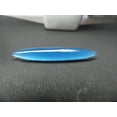 thumbnail image 1 of Bone Septum Tusk with Blue Chalcedony – Unique Body Jewelry for Bold Style and Spiritual Energy Gauge 5.5mm (3g), Length 45mm, 1 of 2