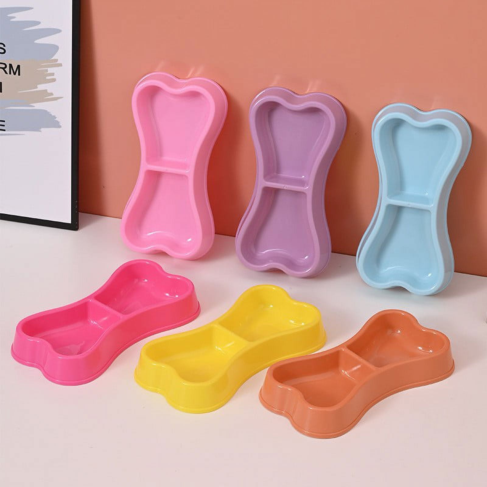 Bone shaped dog bowl holder cheap