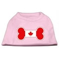 thumbnail image 1 of Bone Shaped Canadian Flag Screen Print Shirts Light Pink XXXL- 20, 1 of 1