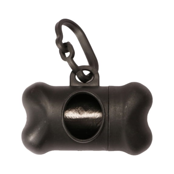 Bone-Shaped Dog Poop Bag Dispenser, Creative Portable Waste Bag Holder for Leash,Convenient Refillable Poop Bag Carrier for Outdoor Walking