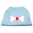 thumbnail image 1 of Bone Shaped Japan Flag Screen Print Shirts Baby Blue XL - 16, 1 of 1
