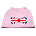 thumbnail image 1 of Bone Shaped United Kingdom - Union Jack Flag Screen Print Shirts Light Pink XS - 8, 1 of 1