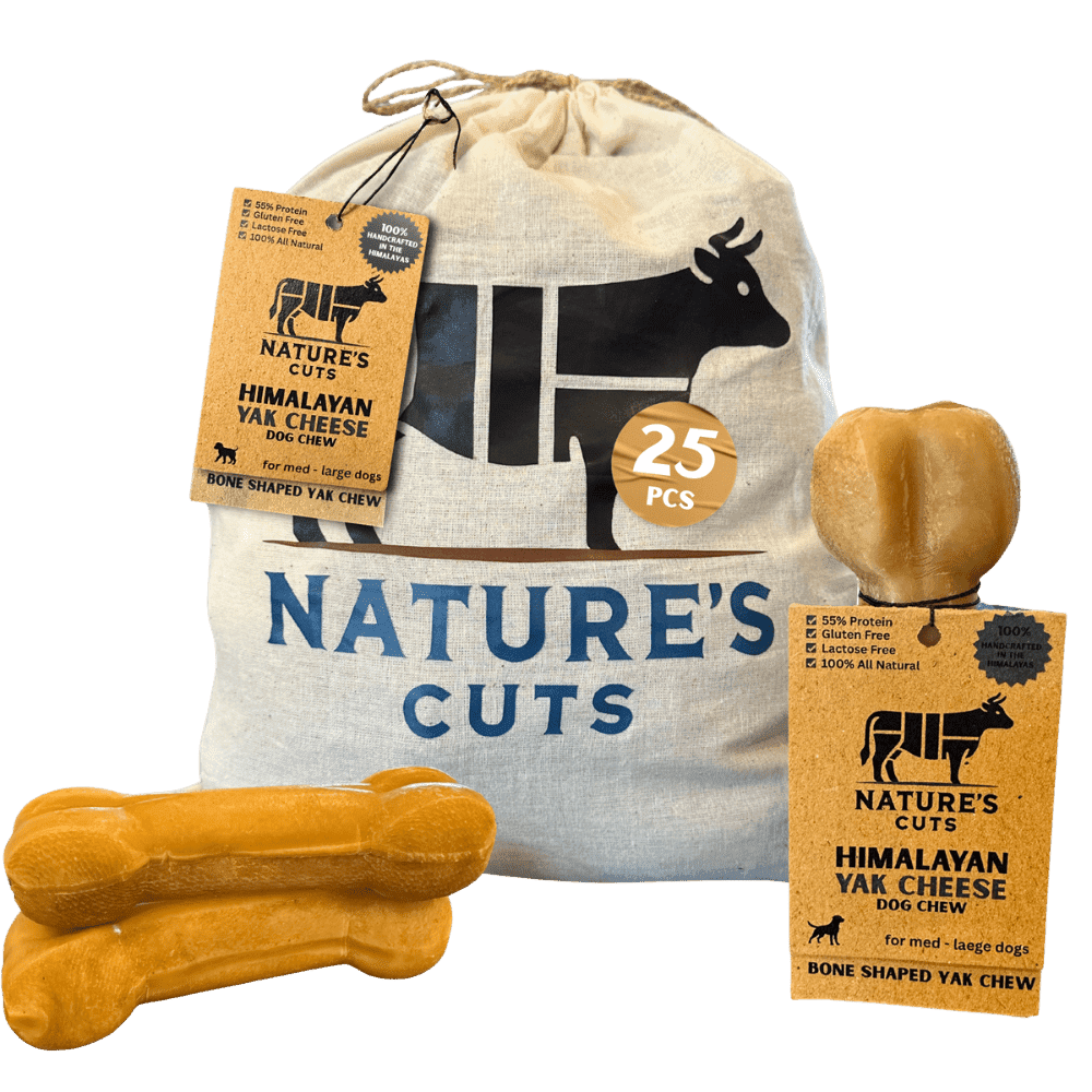 Bone Shaped Yak Cheese w/ Tag