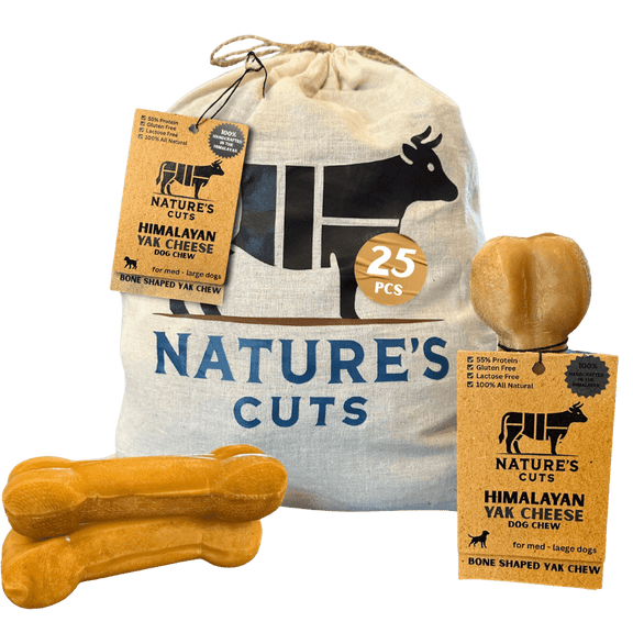 Bone Shaped Yak Cheese w/ Tag