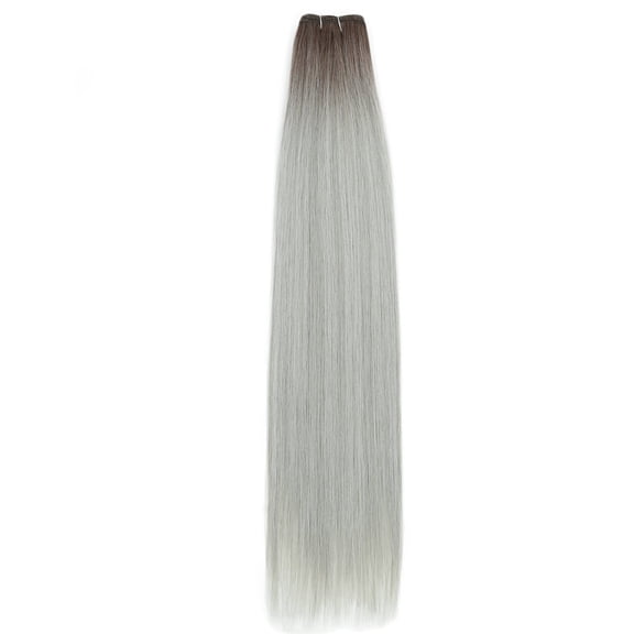 Bone Straight Synthetic Hair Bundles Ombre Blonde Hair Weft Super Long 26 Inch Straight Hair Weave Extensions RSP06