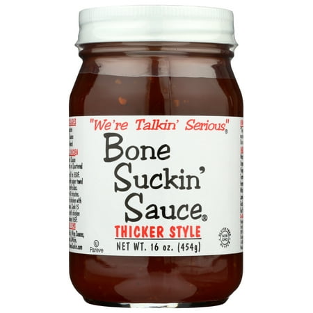 Bone Suckin - Barbecue Sauce - Thicker Style, 16 oz