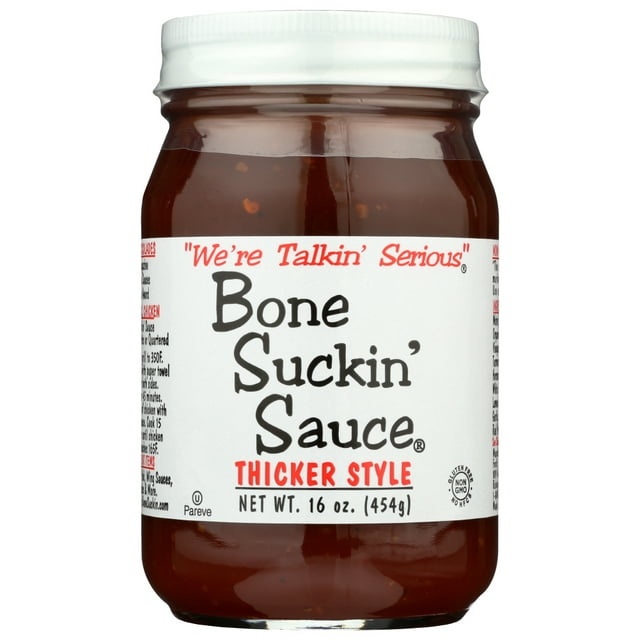 Bone Suckin Barbecue Sauce Thicker Style 16 Oz 8516