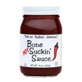 thumbnail image 1 of Bone Suckin' Fords Gourmet Foods Hot BBQ Sauce, 16 Ounce Pack of 2, 1 of 6