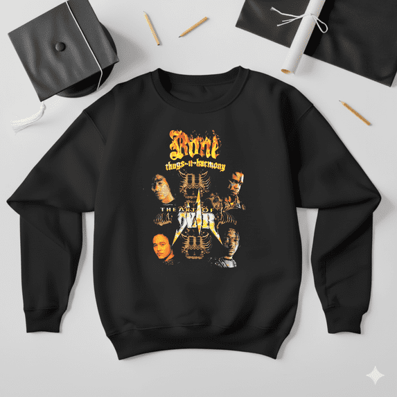 Bone Thugs N Harmony Art Of War Music Legend Retro Fan Sweatshirt V41494, up to size 5XL
