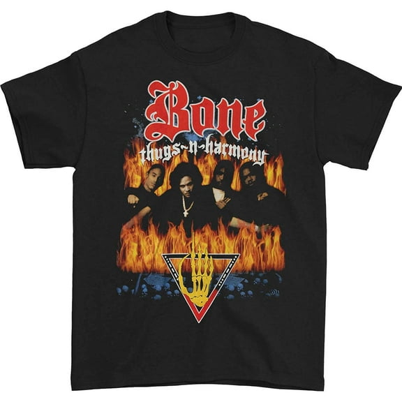Bone Thugs-N-Harmony Men's Look into my Eyes T-Shirt Black Large | Licensed Control Industry Merchandise