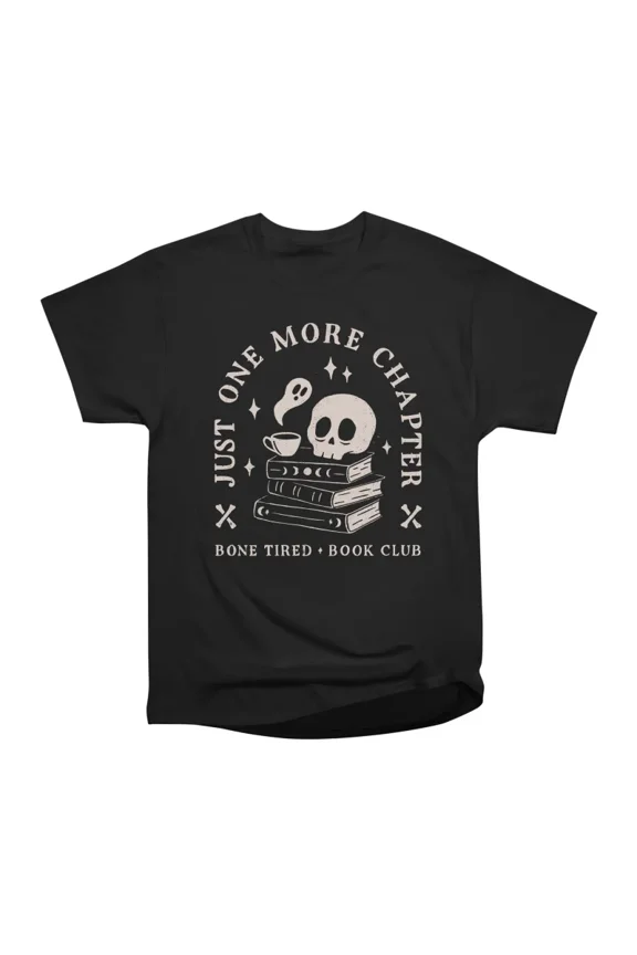 Bone Tired Book Club T-Shirt Tee Gift For Him Merch For Her Apparel For Friend