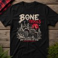 Bad Graphicks Bone Trails Bad Decisions Live Here - Graphic T-shirt - Walmart.com
