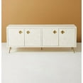 thumbnail image 1 of Bone inlay media cabinet White, 1 of 4