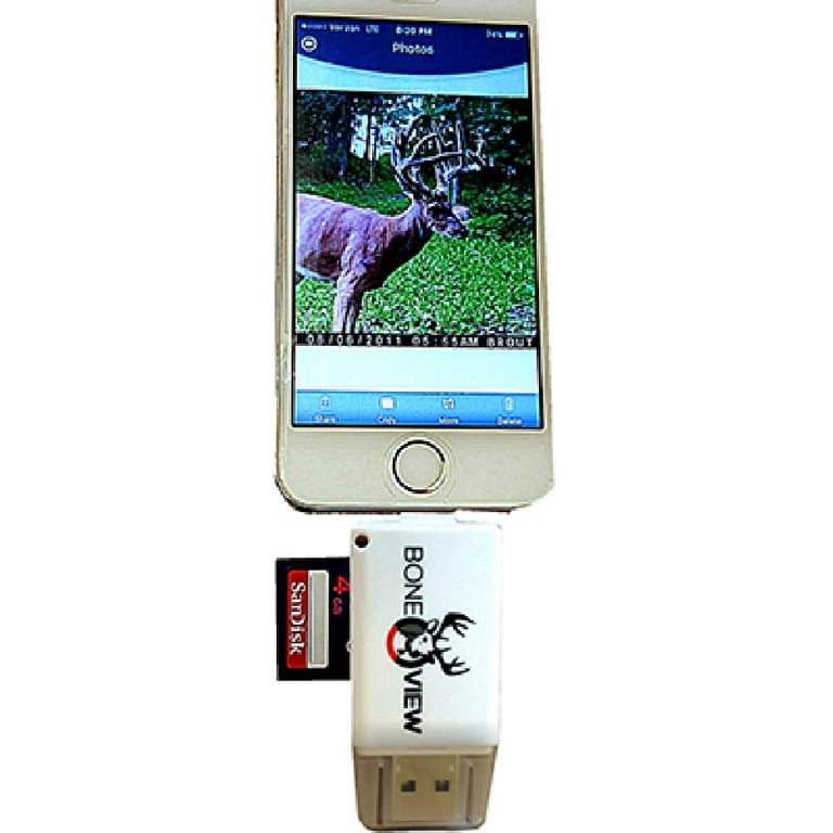 BoneView Memory Card Reader for Apple iOS iPhone & iPad