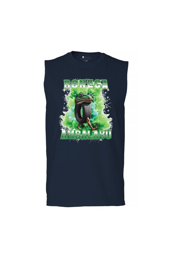 Boneca Ambalabu Men's Muscle Shirt Funny Italian Brainrot Gen Z Alpha Meme