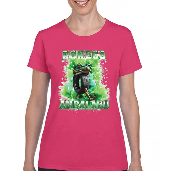 Boneca Ambalabu T-Shirt Funny Italian Brainrot Gen Z Alpha Meme Women's Tee