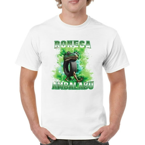 Boneca Ambalabu T-shirt Funny Italian Brainrot Gen Z Alpha Meme Men's Tee