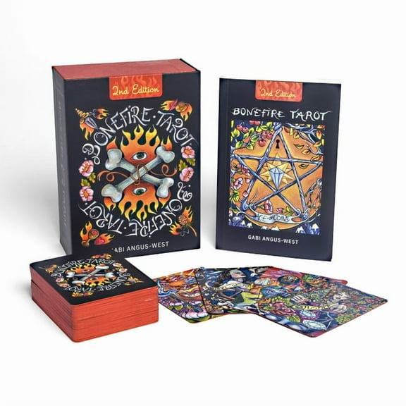 Bonefire Tarot: (Tarot Kit Box Set with 78 Cards and Guide Book), (Paperback)