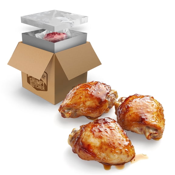 Boneless Skinless Fully Cooked Creole Chicken Thighs Family Pack, 4 lb Vacuum Bag (Frozen)