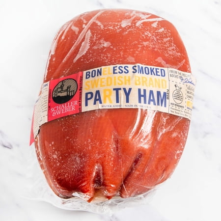 Boneless Smoked Swedish Party Ham by Schaller & Weber (6 pound)
