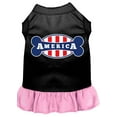 thumbnail image 1 of Pet Dog  Cat Dress Screen Printed, "Bonely In America", 1 of 10