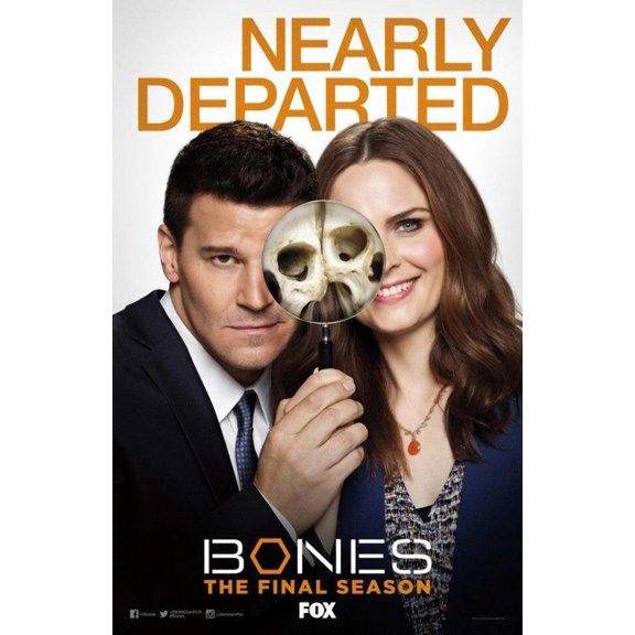Bones 2016 Final Season Comic-Con 11x17 poster David Boreanaz Emily Deschanel