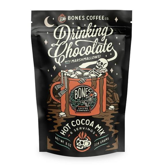 Bones Coffee Company Drinking Chocolate with Marshmallows