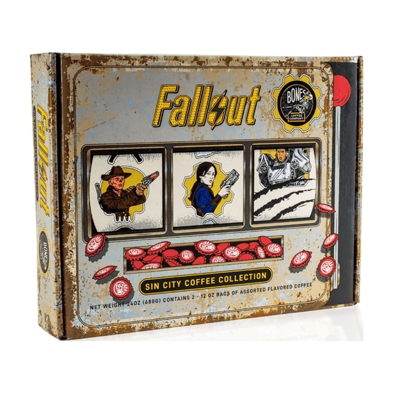 Bones Coffee Company Fallout Season 2 Sin City Coffee Collector's Box Ground