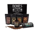 thumbnail image 1 of Bones Coffee Medium Roast Ground Coffee | 4 oz World Tour Gift Set Sample Pack Flavored Coffee with Mug, 1 of 9