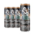 thumbnail image 1 of Bones Coffee Ready To Drink Latte Coffee Can | 11 Fl oz Salty Siren Latte 7G Protein (4-Pack), 1 of 7