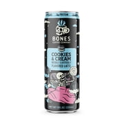 Bones Coffee Cookies N' Dreams Latte, Cookies & Cream Flavored Ready-to-Drink Coffee with Cows Milk, 11 fl oz Can