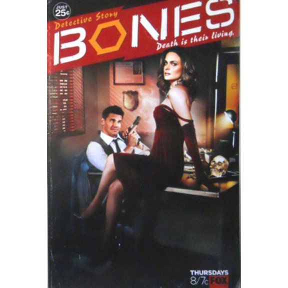 Bones Detective Novel Poster Boreanaz Deschanel 23x35 16in x 24in Poster Square Adults Best Posters