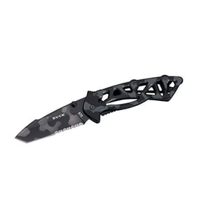 Buck Knives 870 Bones Folding Tactical Pocket Knife with Ambidextrous Thumbstud and Frame Lock, Tiger