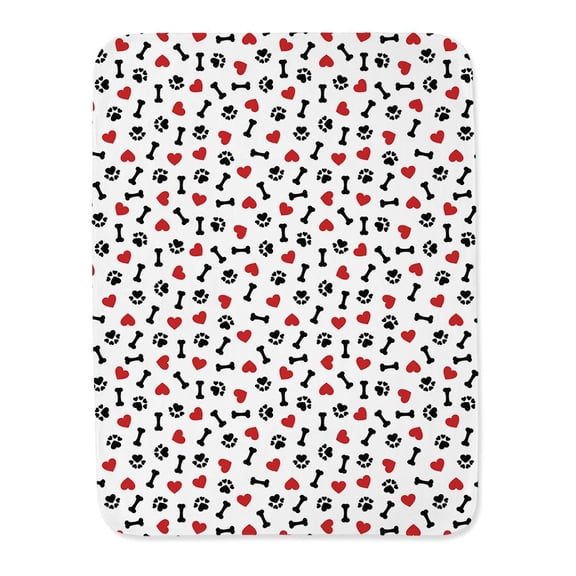 Bones Hearts And Paws Blanket -Image by Shutterstock,