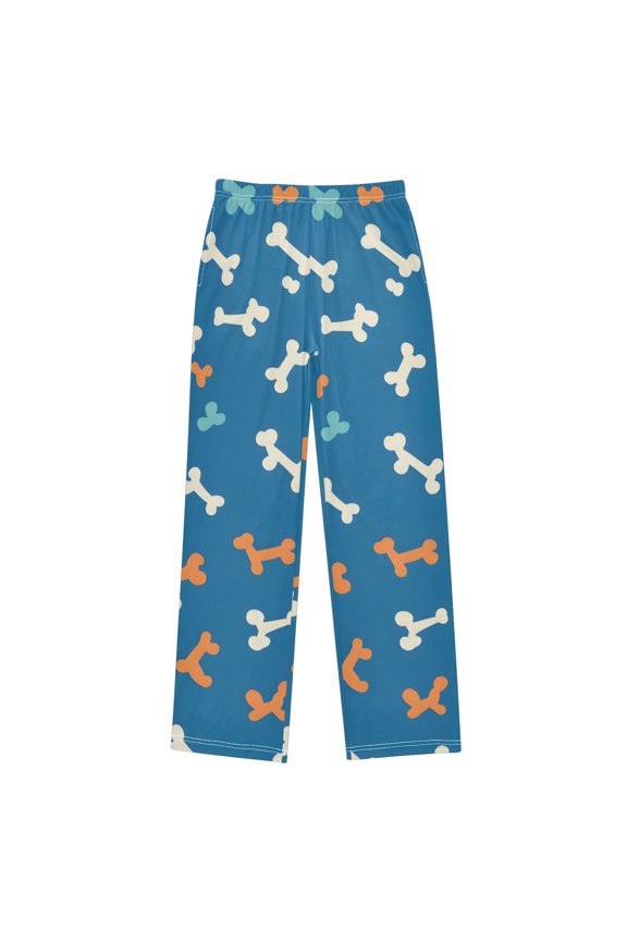 Bones Pattern Pajama Pants Soft Lightweight Lounge Pants Bottoms Sleep Pants Warm Comfy