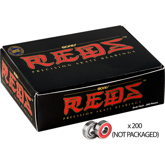 Bones Reds Bulk Pack 200Pcs(25Sets) Bearings