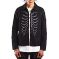 thumbnail image 1 of Bones Rhinestone Jacket - Black, 1 of 6