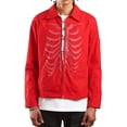 thumbnail image 1 of Bones Rhinestone Jacket - Red, 1 of 4