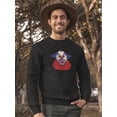 thumbnail image 1 of Bones Sketch Design Sweatshirt Men's -GoatDeals Designs, 1 of 4