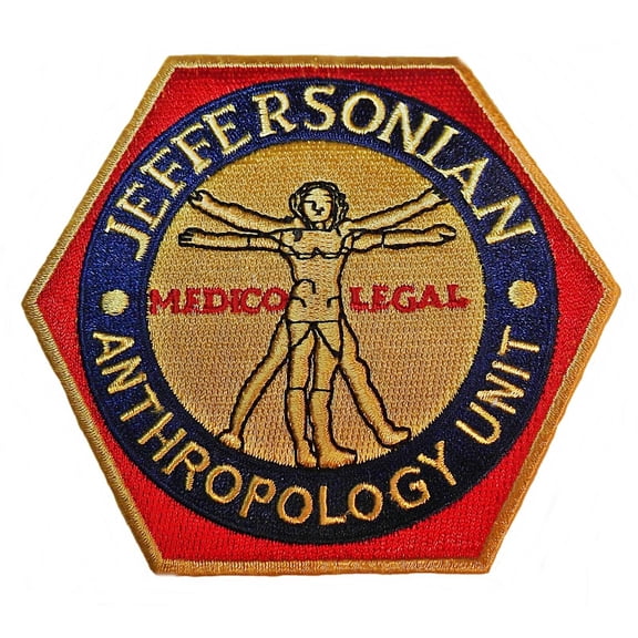 Bones TV Series Jeffersonian Anthropology Unit Embroidered Patch