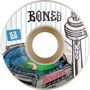 Bones Wheels TJ Rogers XF V1 Centre Natural Skateboard Wheels - 52mm 99a Set of 4