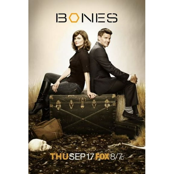 Bones poster Metal Sign 8inx 12in Art Print on Metal 8x12 Multi-Color Square Adults Best Posters